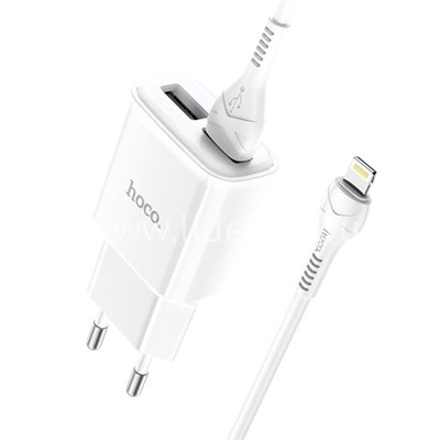 СЗУ Lightning 2 USB выхода (2400mAh/5V) HOCO C88A (белый)