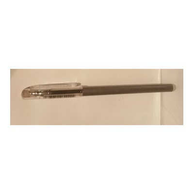 Ручка гелевая черная (серый корпус)