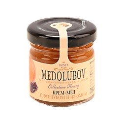 Мёд-суфле Медолюбов фундук с изюмом 40мл