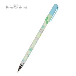 Ручка шариковая 0.5 мм, синяя "HappyWrite. Sweet Animals. Коалы-очаровашки" (Bruno Visconti)