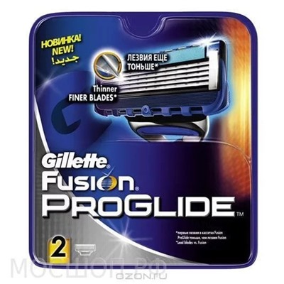 кассеты "Fusion ProGlide", 2 шт