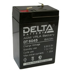 акк. Delta VRLA 6- 4.5 (6V, 4.5Ah) (20)