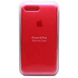 Силиконовый чехол для Айфон 7/8 Plus красный