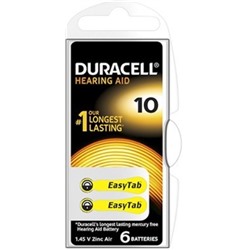 Бат д/слух Duracell ZA10 6xBL (60)