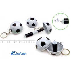 Брелок пластик "Футбольный мяч-брелок", 0,7см, с ручкой 1096