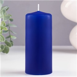 Свеча - цилиндр ароматическая "Лаванда", 5х11,5см, 25 ч, 115 г, синяя