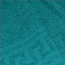Полотенце махровое 40х70, арт. ВТ 40-70Г, 380 гр/м2, 504-сине-зеленый