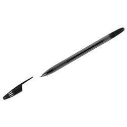Ручка масляная 0,7мм, черная "555" (Стамм)