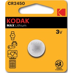 Бат лит CR 2450 Kodak 1xBL 3V Max (60/240)