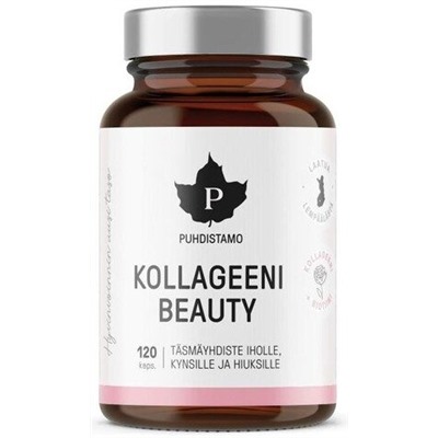 Витамины для кожи ногтей и волос Puhdistamo Kollageeni Beauty 60 кап