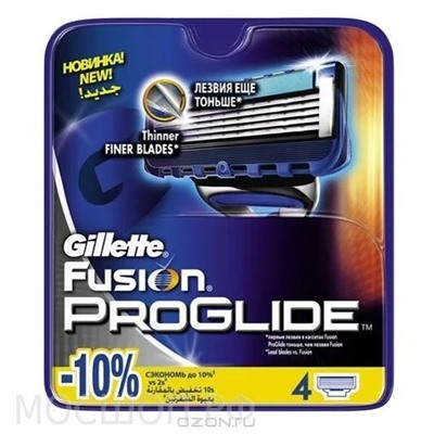 кассеты "Fusion ProGlide", 4 шт
