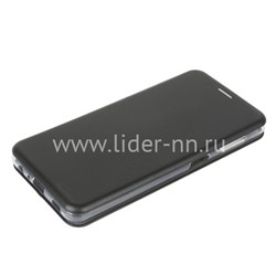 Чехол-книжка для Samsung Galaxy A32 Brauffen (горизонтальный флип) черная (пакет)