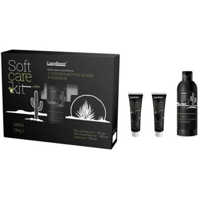 М набор Тимекс "Compliment" Soft Care Kit.Man Only № 1293 (Гель д/бр.+Гель п/бр.+Шампунь).7/873111