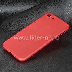 Задняя панель для iPhone7/8 Пластик (15068ch) красная