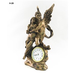 Часы статуэтка Ангел с девушкой / Z003A /уп.24/