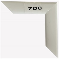 Рамка пластик 21x30 Зебра 2,2мм 700 белый (25)
