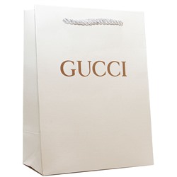 Подарочный пакет Gucci 20x15 см (бежевый)