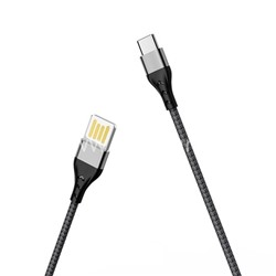 USB кабель для USB Type-C 1.2м BOROFONE BU11 (черный) 3.0A