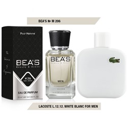 Мужская парфюмерия   Парфюм Beas Lacoste L.12.12. White Blanc Men 25 ml арт. M 206