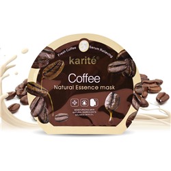 Успокаивающая тканевая маска с Кофе Karite Coffee, 30 ml