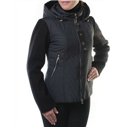 M-7036 BLACK Куртка кашемировая женская (100 гр. синтепон)