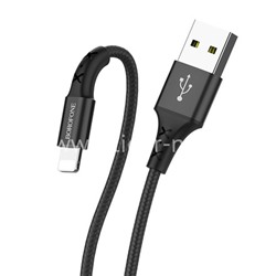 USB кабель Lightning 1.0м BOROFONE BX20 (черный) 2.0A