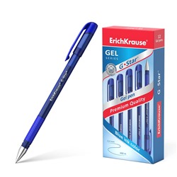 Ручка гелевая 0,5 мм, синяя "G-Star" (ErichKrause)