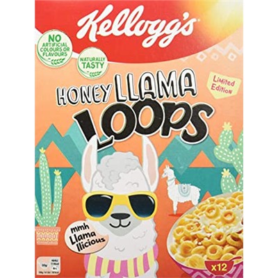 Сухой завтрак Kellogg's Honey Bsss Loops (медовые кольца) 330 гр