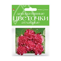 Набор д/творч. "Цветочки атласные №2", 4цв.