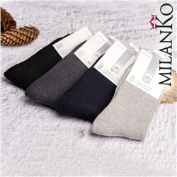 Мужские хлопковые носки с махрой (однотонные) MilanKo N-406