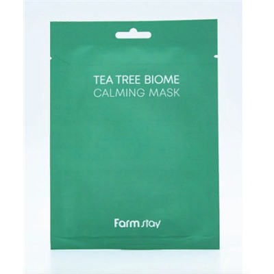Успокаивающая маска с экстрактом чайного дерева FARMSTAY, 25 ml