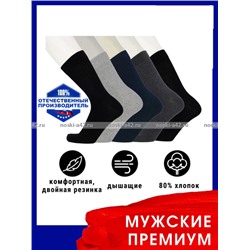 Викатекс VIKATEX носки мужские с лайкрой арт. 1ВС1 ассорти