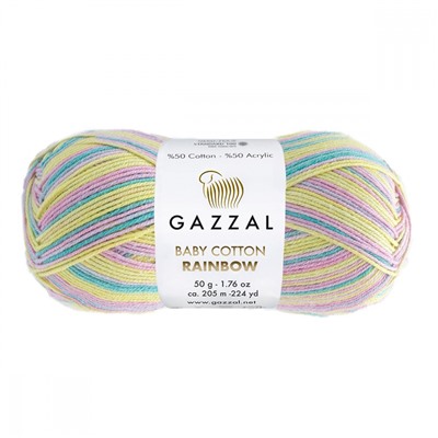 Baby Cotton Rainbow Gazzal
