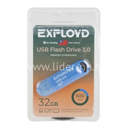 USB Flash 32GB Exployd (600) синий 3.0