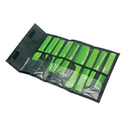 Dewal Набор расчёсок для волос CO-9-Light Green, салатовый