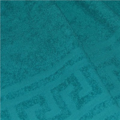 Полотенце махровое 30х50, арт. ВТ 30-50Г, 380 гр/м2, 504-сине-зеленый