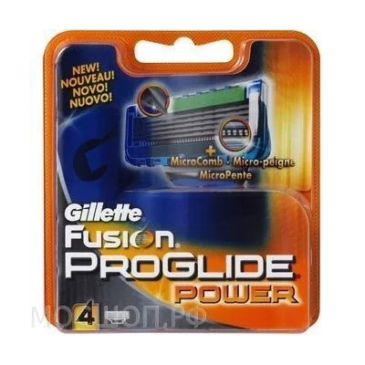 кассеты "Fusion ProGlide Power", 4 шт