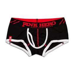 Мужские укороченные боксеры Pink Hero черные Devil PH1226-1