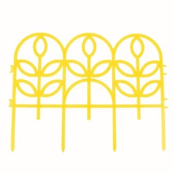 Забор декор. Флора 3м (7шт) желт