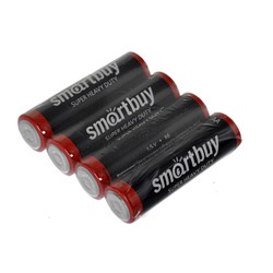 Батарейка Smartbuy R6 SP-4 /уп 60/600/ пальчиковая