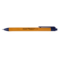 Ручка масляная автоматическая 0,7 мм,синяя, оранжевый корпус "Piano"