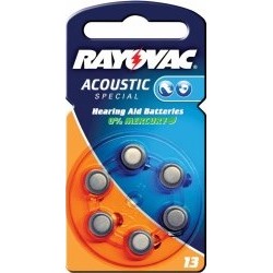 Бат д/слух Rayovac ZA13 6xBL Acoustic (60)