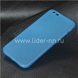 Задняя панель для iPhone6 Пластик (15068ch) голубая