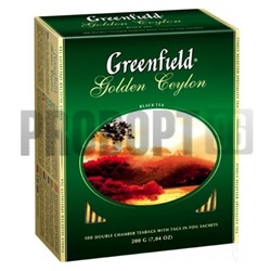 Гринфилд   100 пак(0581) 1*9 Черный /Голден цейлон/ Чай