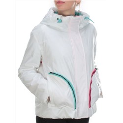 008 WHITE Куртка демисезонная женская (100 гр. синтепон)