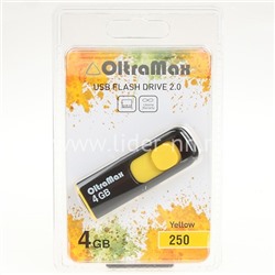 USB Flash 4GB Oltramax (250) желтый