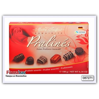 Ассорти конфет MaitreTruffout assorted pralines 180 гр