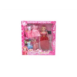 Кукла в коробке с гардеробом SweetGirl средним в кор.,100760940/YX002A
