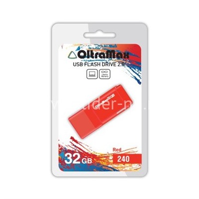 USB Flash 32GB Oltramax (240) красный