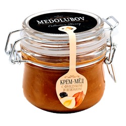 Мёд-суфле Медолюбов фундук-изюм (бугель) 250 мл